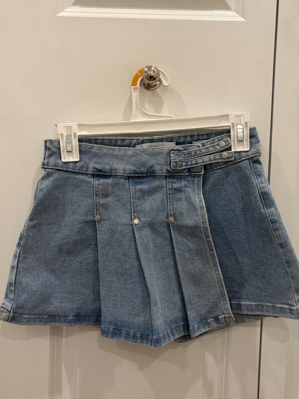 PTCL Denim Pleated Skort – Light Wash XS (NWT)
